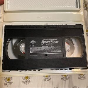 Disney Media Very Rare Snow White Spanish Language Vhs Tape Disney